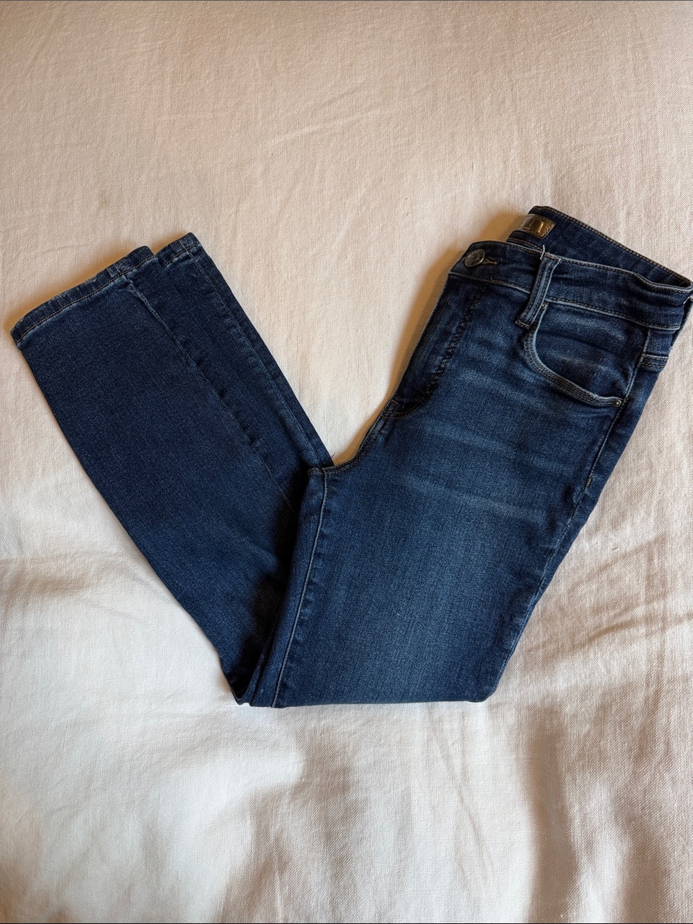 Kut from the Kloth Reese Ankle Jeans Dark Indigo Ankle Jeans